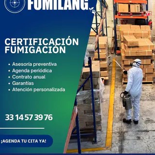 Fumilang: pieza sobre certificación en fumigación